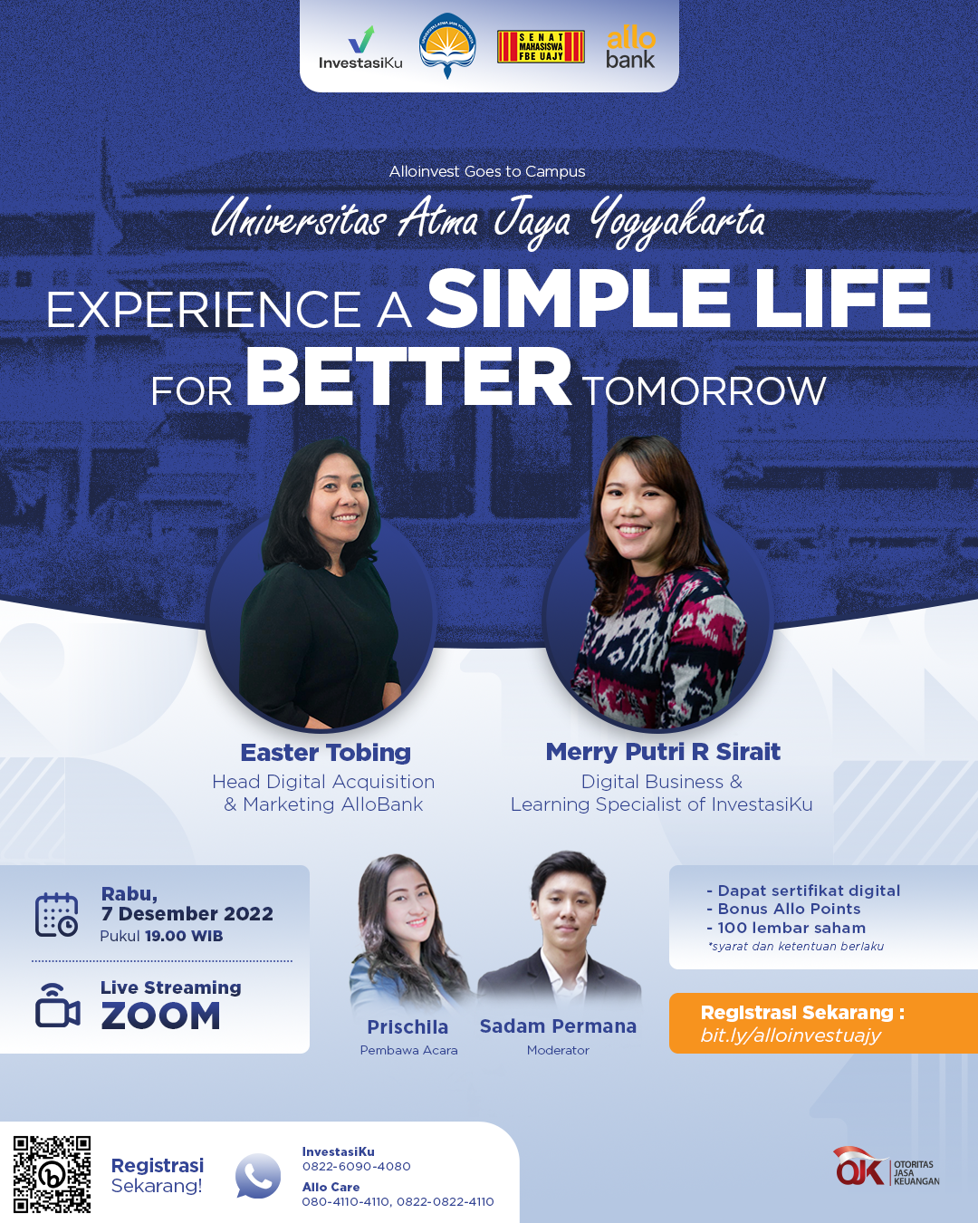 Experience A Simple Life For Better Tomorrow X Universitas Atma Jaya Yogyakarta 