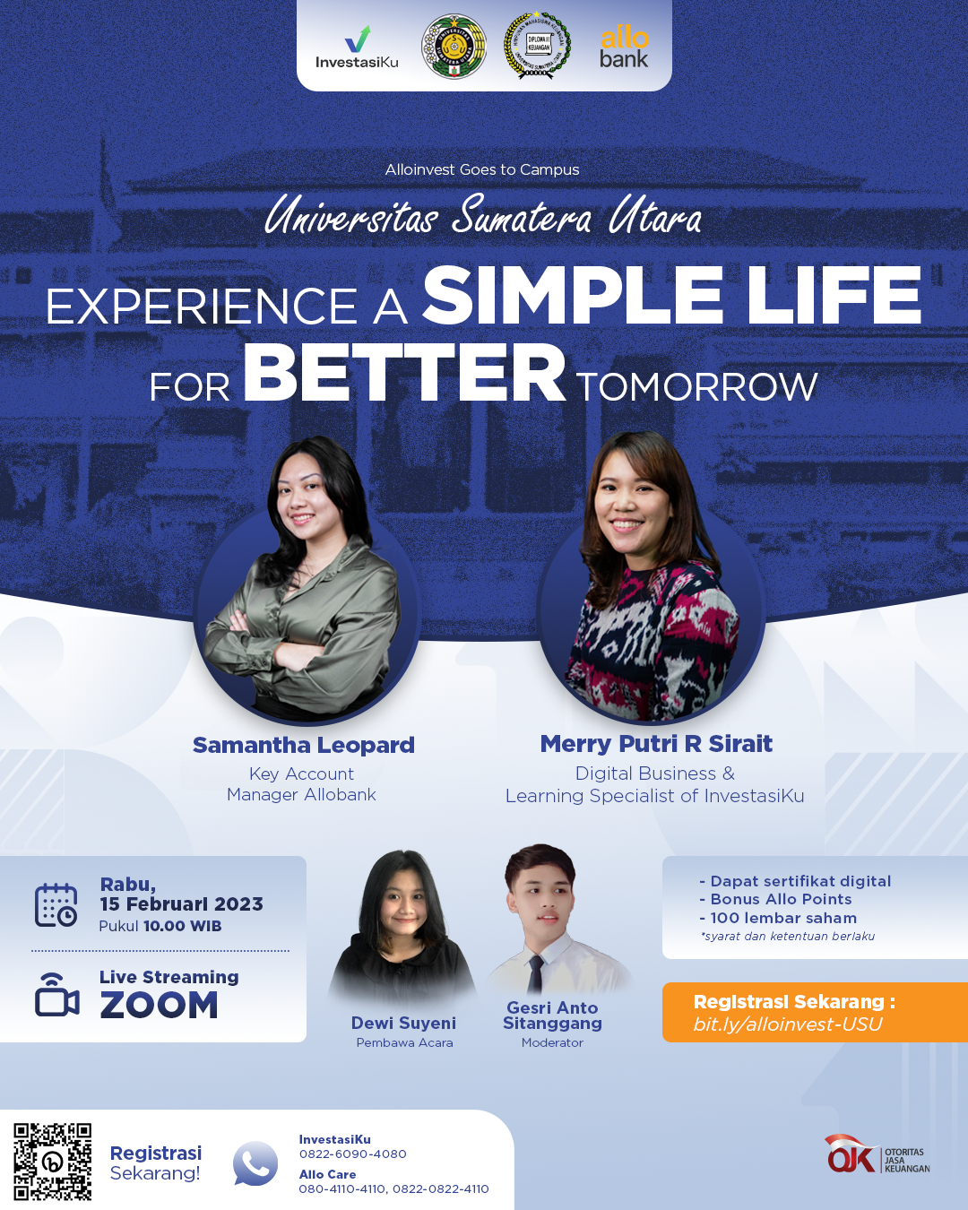 Experience A Simple Life For Better Tomorrow X Universitas Sumatera Utara 